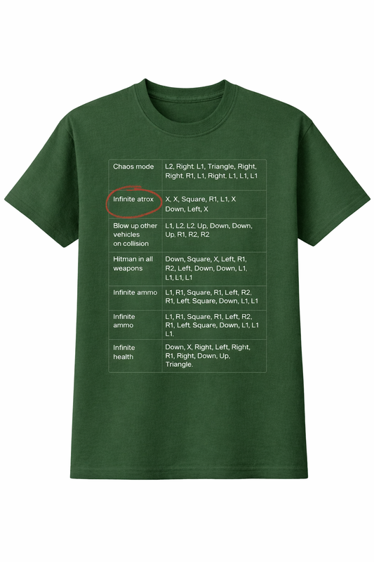 Green "Infinite Atrox" T-Shirt
