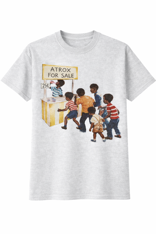 Ash Gray "Atrox For Sale" T-Shirt
